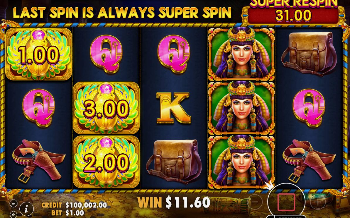Free Spins-läge: Super Respin-pott växer med varje pengesymbol