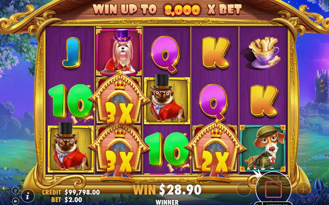 Free Spins-läget, med spelets egna symboler på rutnätet